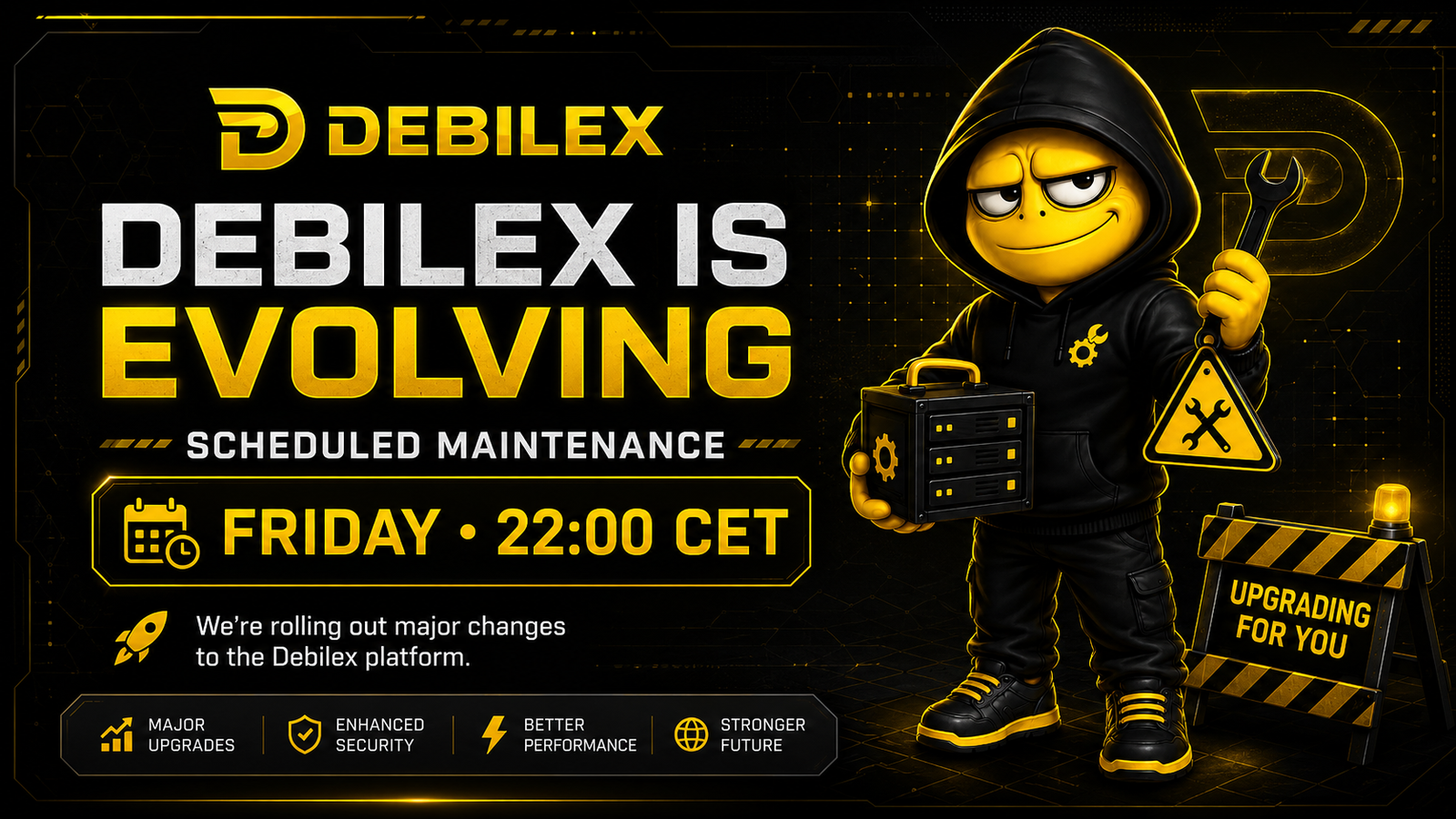 DEBILEX is evolving — Scheduled maintenance Friday 22:00 CET